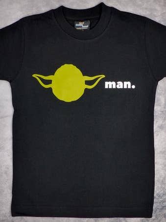 Yoda Man Youth Boy T-shirt for wholesale by 24-7 Daddyhood
