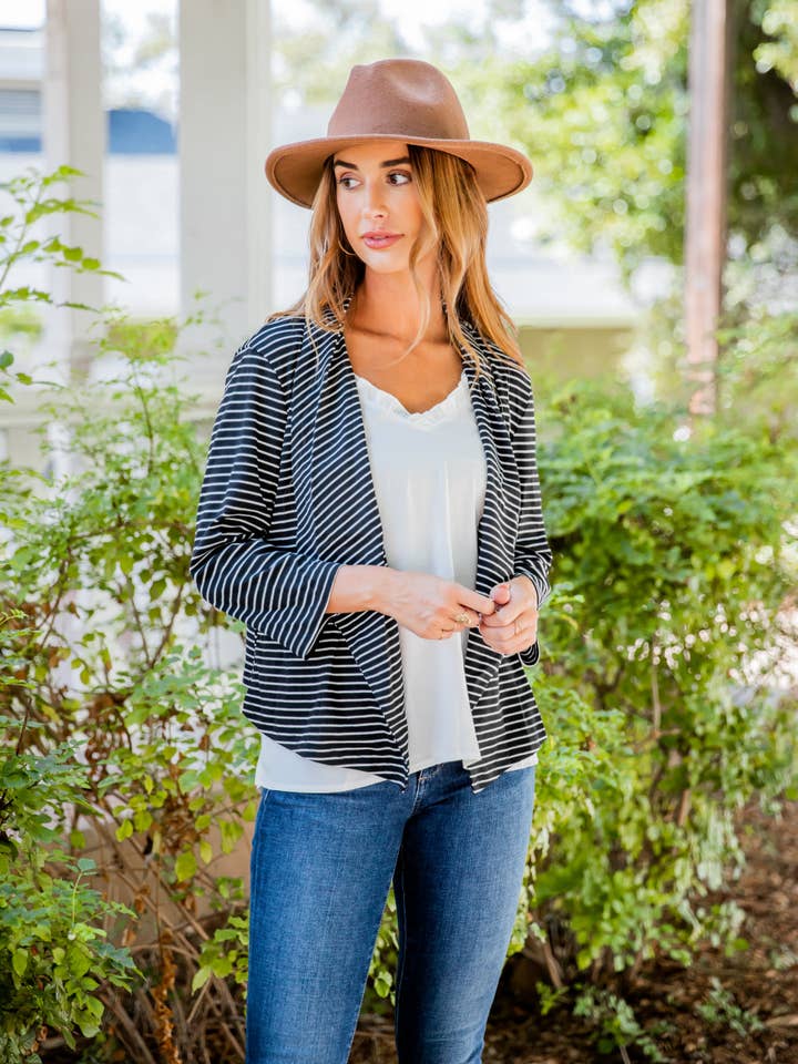 Tickled Teal – wholesale Blazer - Dam – Maia mönstrad kavaj9