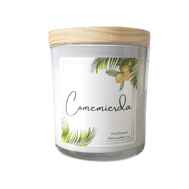 Comemierda candle for wholesale by Albisa Candles