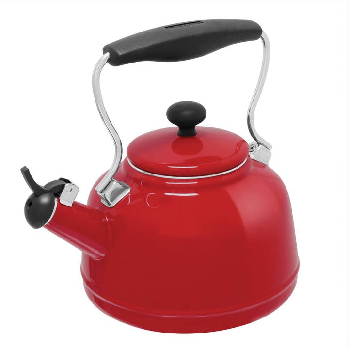 Chantal Cookware – wholesale Tea pot – Enamel-on-Steel Vintage Teakettle Collection (1.7 Qt.)