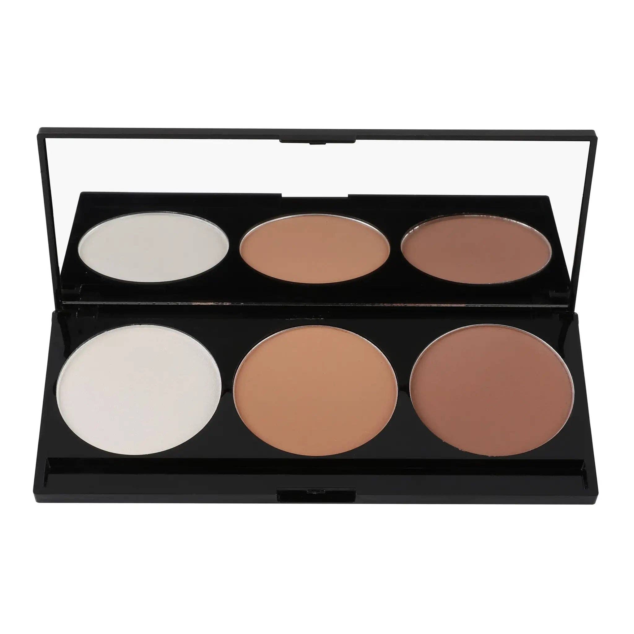 Efon International Corp. – wholesale Makeup contour – Richly Pigmented Contour, Bronze & Highlight Powder Palette2