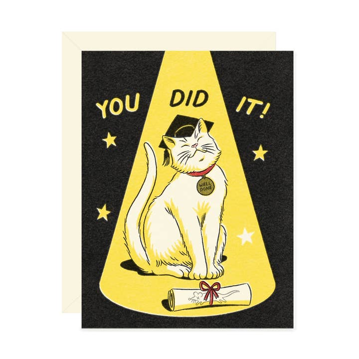 Wallflower Paper & Party - Wholesale Graduation Card - You Did It Graduation Card0