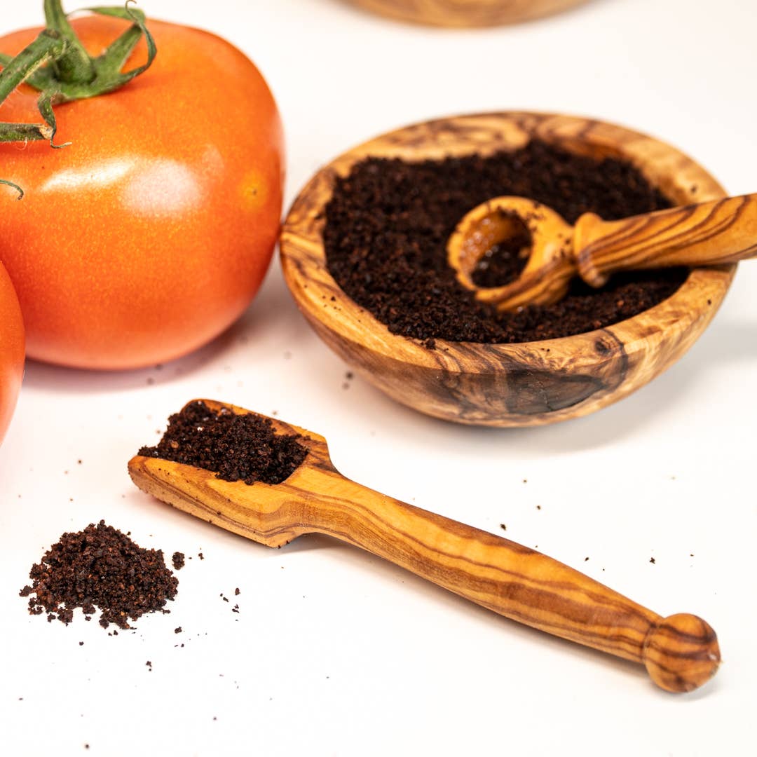 Rainforest Bowls - Wholesale Kitchen Spoon - Modern Olive Wood Salt Spoon3