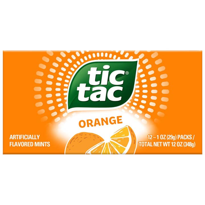 Horizon Top Market - Wholesale Hard Candy - Tic Tac Orange Flavored Mints, 12 Count, 1.7 oz Each3