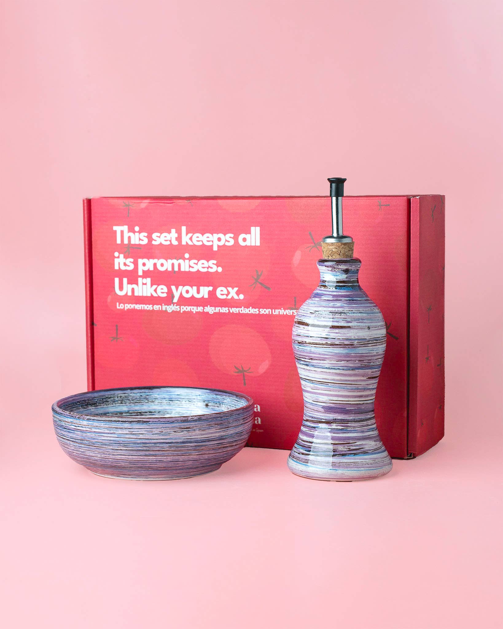 Alfar Tierra Cocida – wholesale Zester – Juego de Desayuno de Cerámica Hecho a Mano Dispensador de Aceite y Plato Rallador5