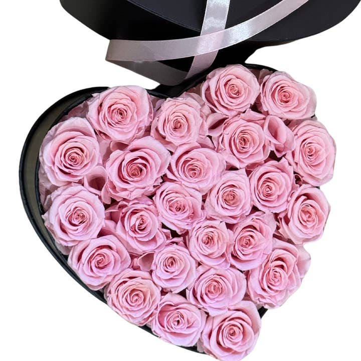 verona home and gift - Wholesale Dried/Pressed Flowers - Heart Shape Real Preserved Roses that Last Forever 0