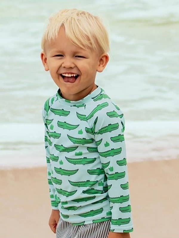 Gator Long Sleeve Sun Shirt for wholesale by Tidewater Tots