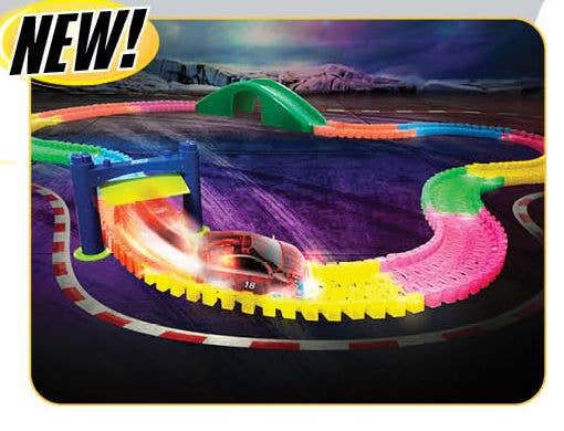 Mindscope Products - Wholesale Toy Car/Truck - Kids - Mindscope Neon Glow Magna Tracks 11' Magnetic Tracks2