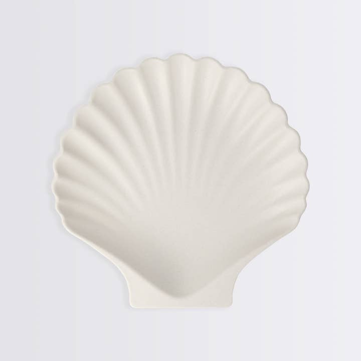 Natural Reusable Bamboo Shell Plates for wholesale by Meri Meri