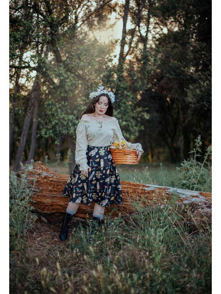 Costurero Real - Vendita all'ingrosso Maglietta - Donna - Camicia medievale da donna in cotone regolabile stile rinascimentale, steampunk, pirata, hobbit4