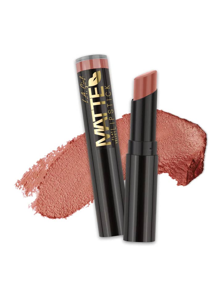 LA Girl GLC812 Matte Flat Velvet Lipstick Snuggle - 3pc for wholesale by PINEAPPLE Beauty