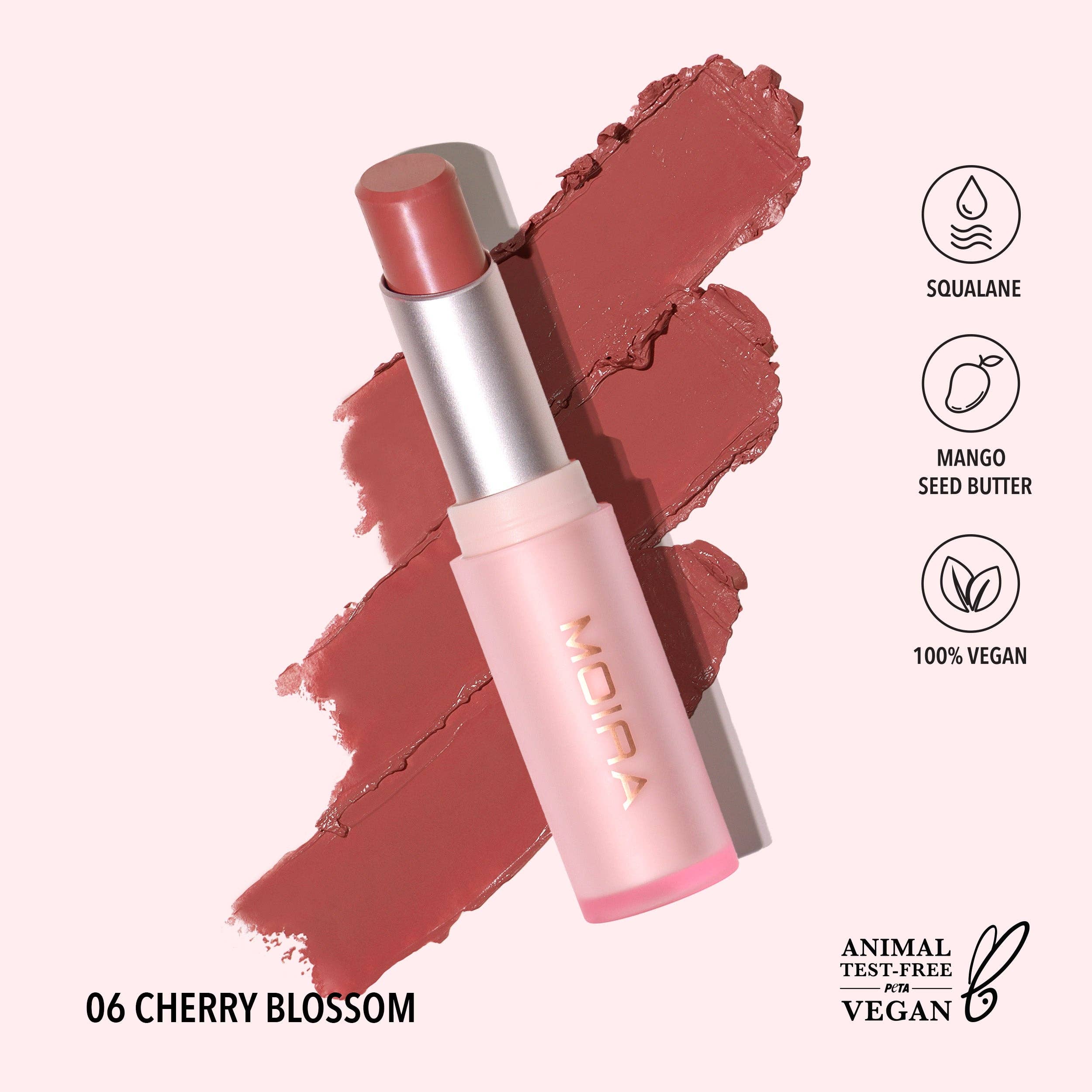 Moira Cosmetics - Wholesale Lipstick - Signature Lipstick (006, Cherry Blossom)