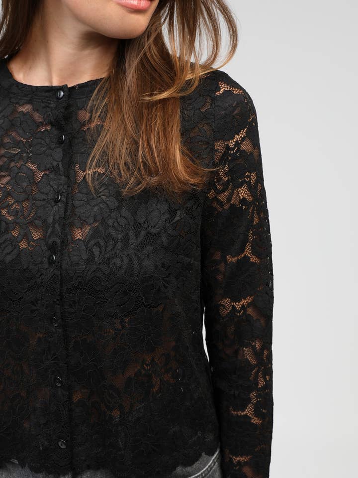 An'ge - Wholesale Blouse - Women's - AMONA VEST black2