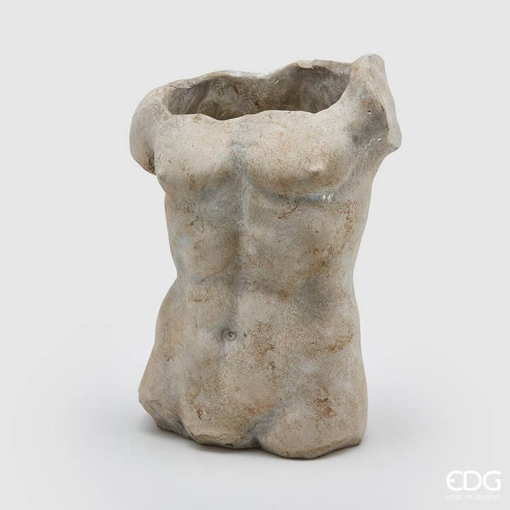 CONCRETE VASE BUST MAN for wholesale by edg