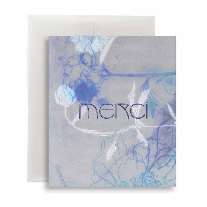 Hälsningskort_Merci för wholesale av Fortuna Stationery