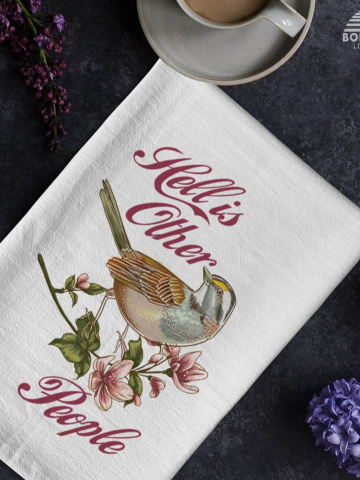 Snarky Birds Dish Towels - Set of 3 for wholesale by Boredwalk