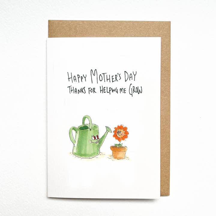 Happy Mother's Day Thanks for helping me Grow for wholesale by Well Drawn