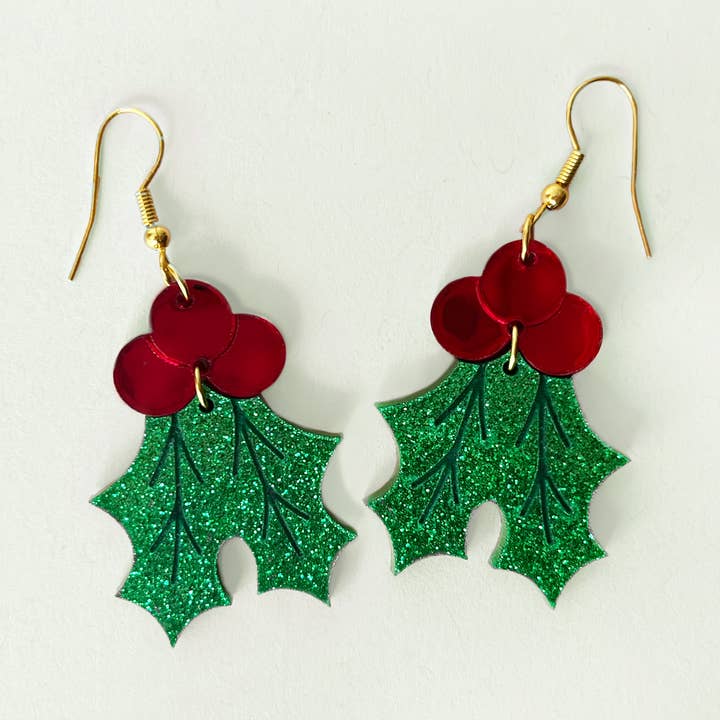 Mistel Glitter Dingla Örhängen för wholesale av Vic Tac Toe