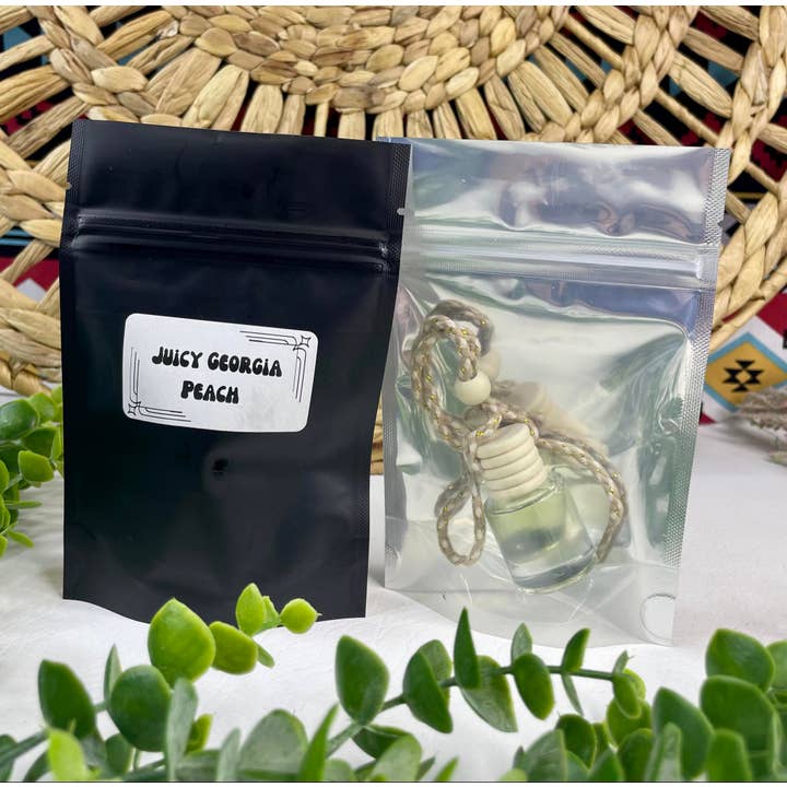 1/2 Penny Wholesale - Wholesale Car Freshener - Unisex - Juicy Georgia Peach Car Scent Diffuser