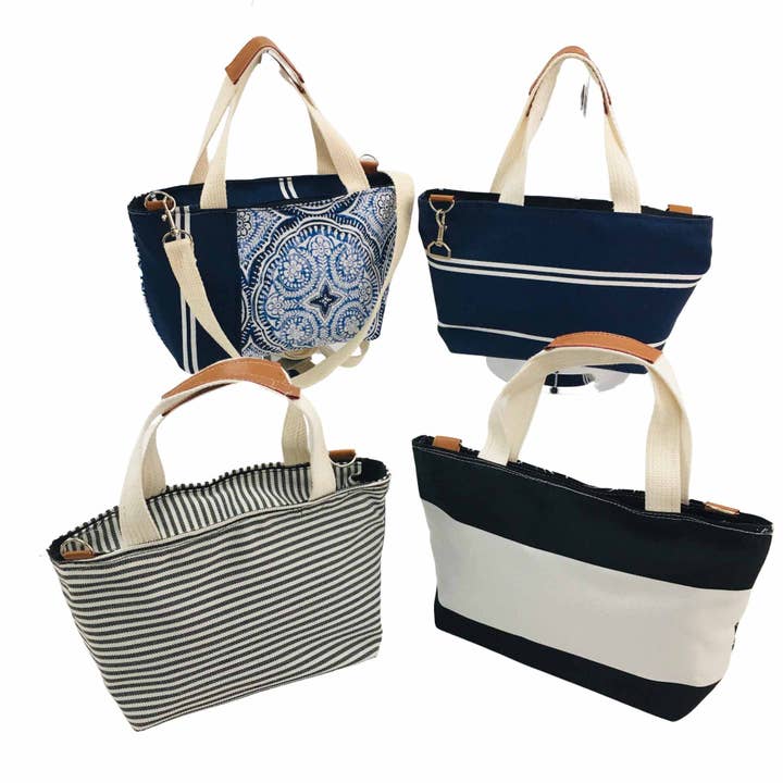 C2A1 - DAHL- Printed Small Fabric Tote for wholesale by Boca Tennis & Golf Bags