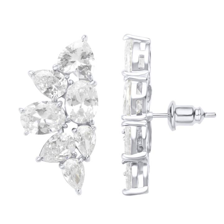 Eden CZ Earring for wholesale by Sahira Jewelry Design
