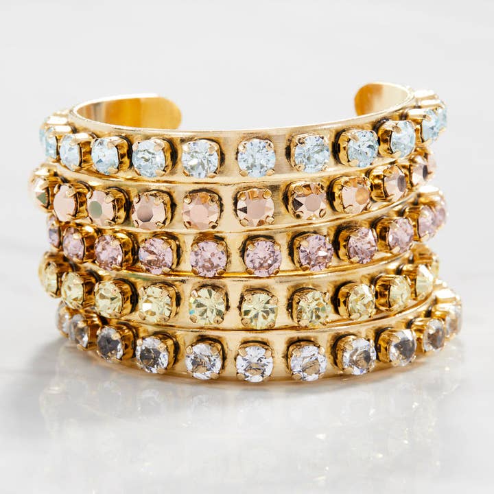 TOVA - Wholesale Cuff Bracelet - Kelly Cuff Antique Gold4