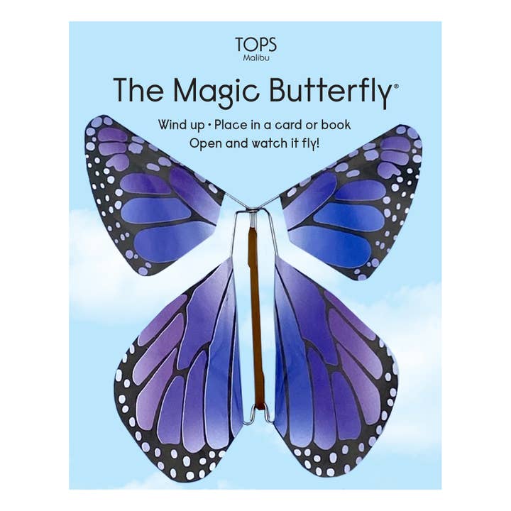 TOPS Malibu – Großhandel Scherz-/Geschenkartikel – Flying Magic Butterfly® - Regenbogen - Verschiedene Farben