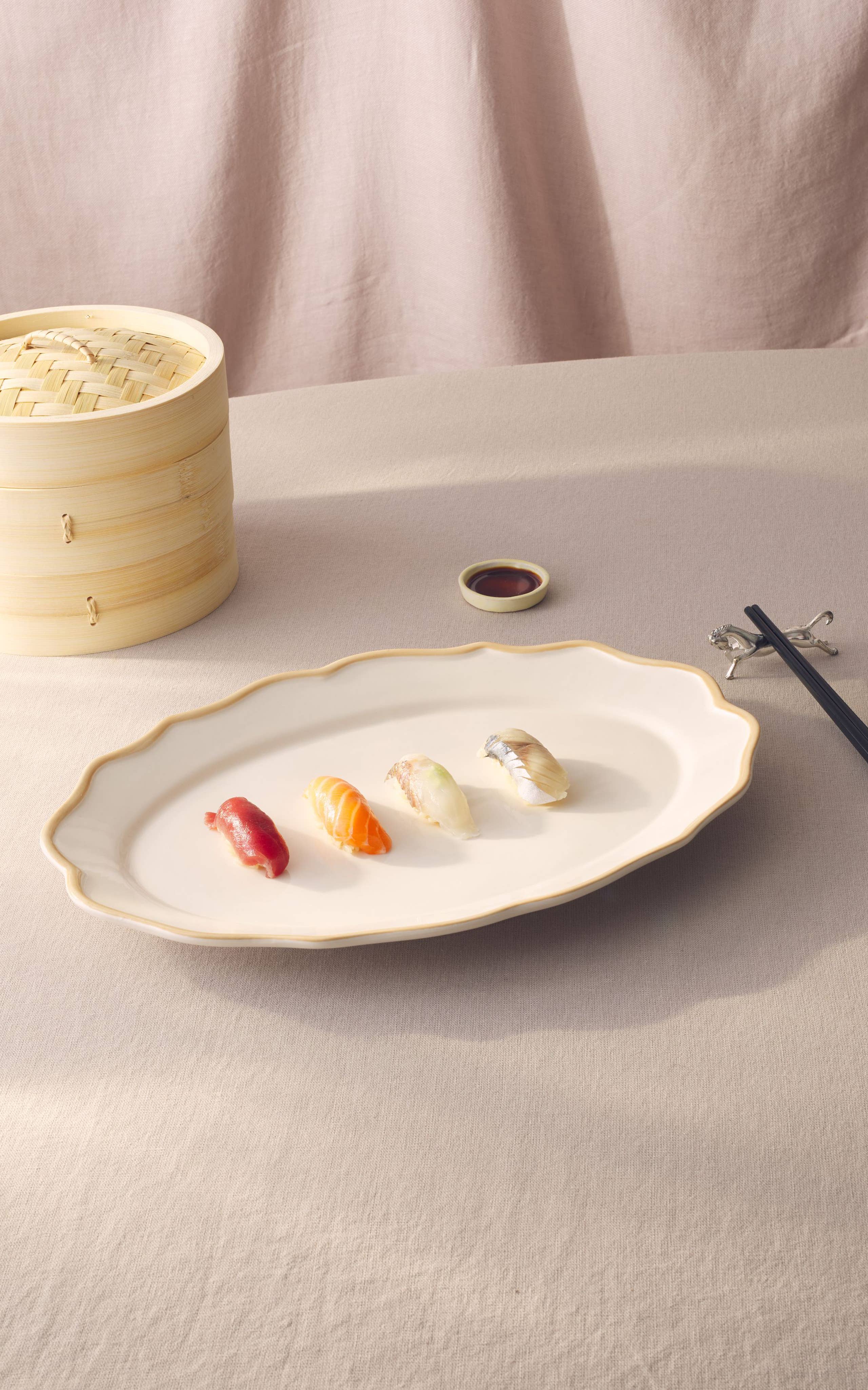 Maison Madison Home - Wholesale Platter - Colette Hand-Painted Oval Platter 15,5''1