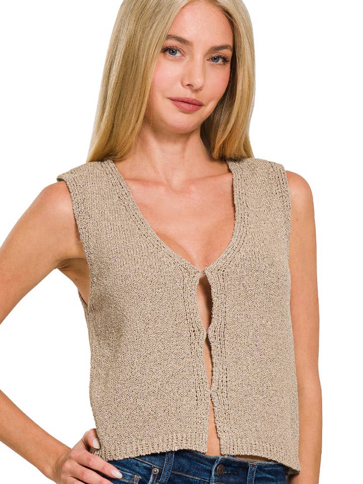 ..0810 Hook & Eye Sweater Vest SI-26656 for wholesale by 42POPS