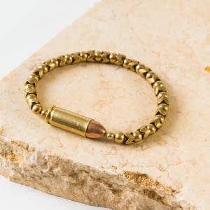 Astali® Ladies' Brass Bullet Casing Necklace - Fort Brands