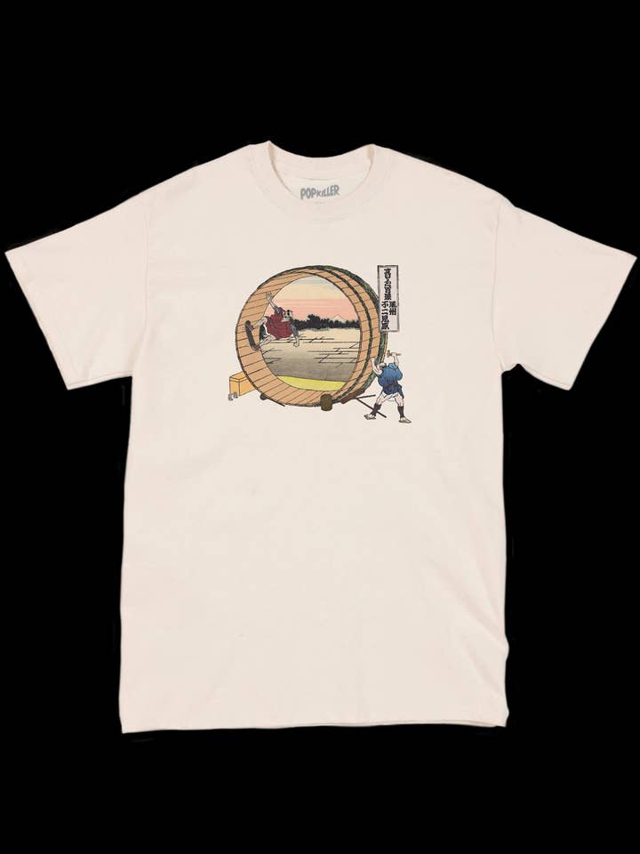 Popkiller Artist Series Street Hyakkei Fujimi Skate Classic T-shirt for wholesale by Popkiller