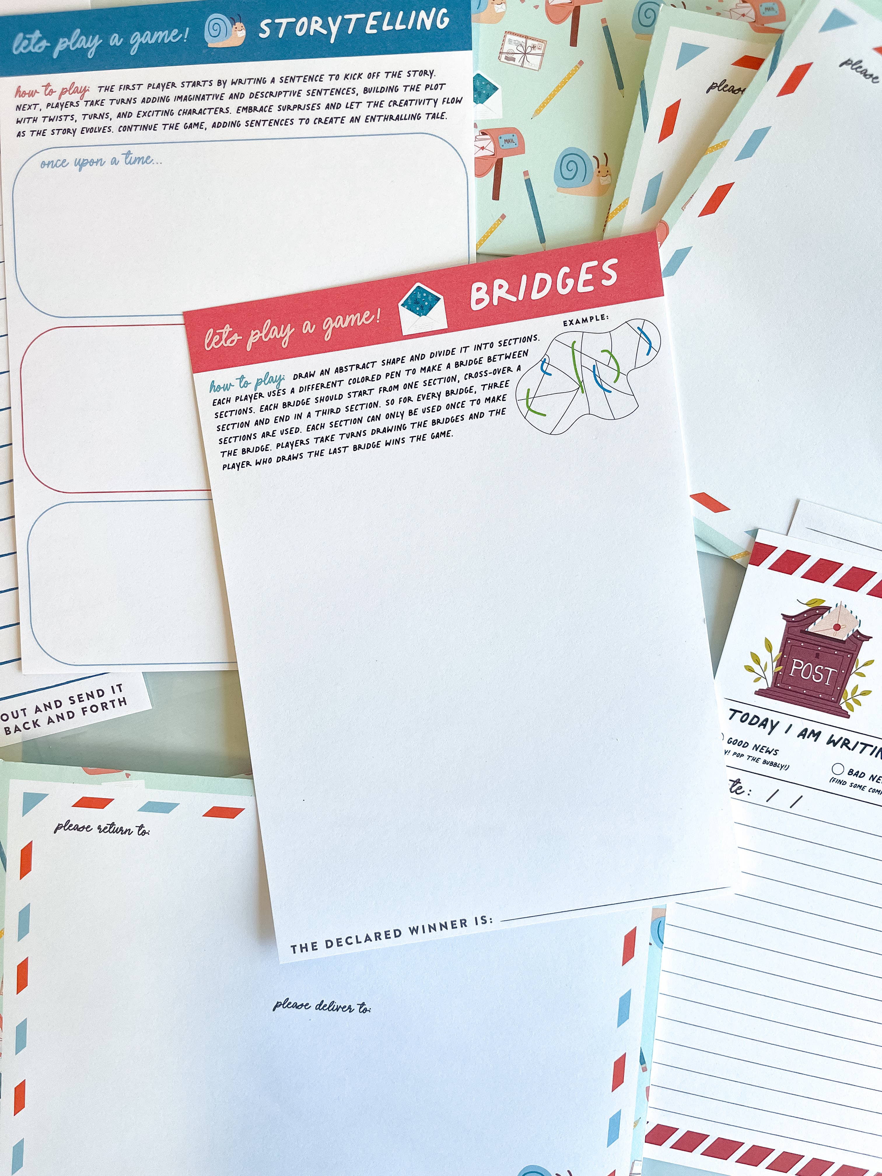 The Paxton Press - Wholesale Stationery/Notecard Set - Snail Mail Kit5