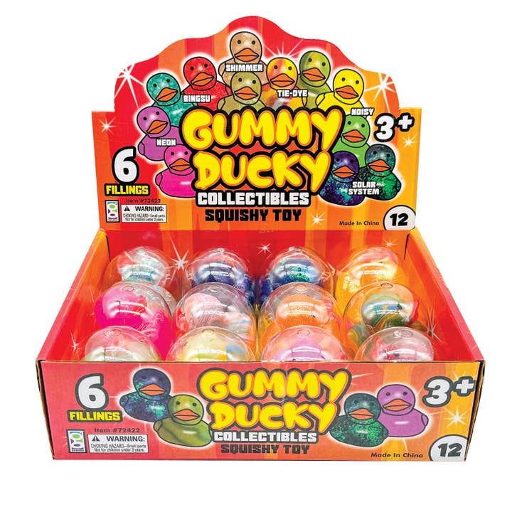 Geddes - Wholesale Squishy Toy - Kids & Baby - GUMMY DUCKY COLLECTIBLES TOYS 12/DSP
