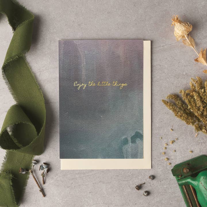 Carte « Profitez des petites choses » pour la vente par byOliviaBell