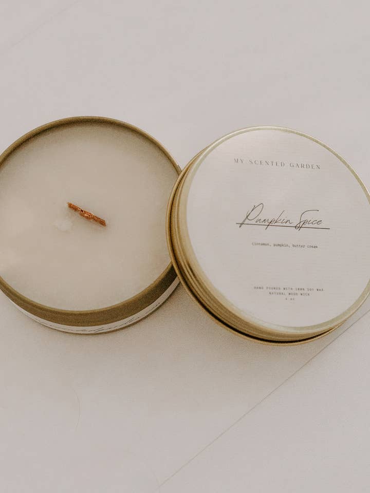 TRAVEL TIN - PUMPKIN SPICE for wholesale by My Scented Garden