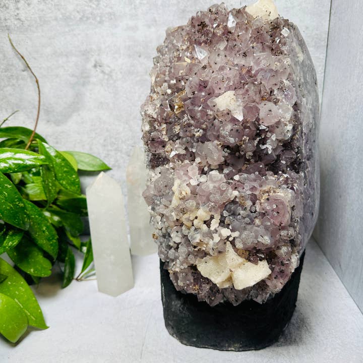 Crystal Amethyst Cathedral Cluster - OOAK - Large for wholesale by Rock Paradise