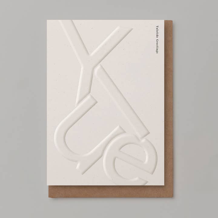 Kinshipped – wholesale Christmas card – 'YULETIDE GREETINGS' SEASONAL/CHRISTMAS GREETING CARD0