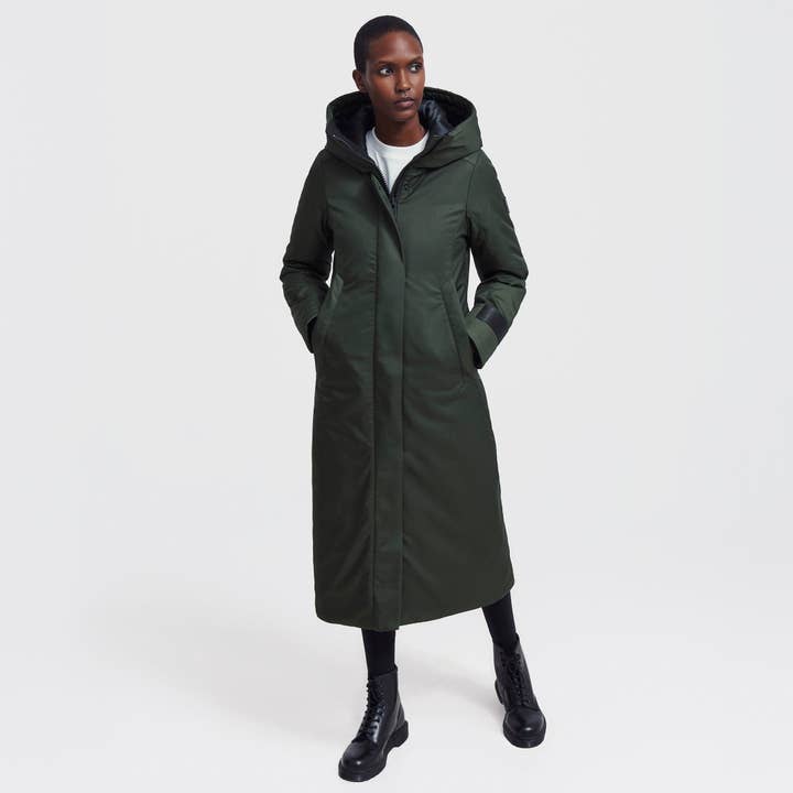 Manteau d'hiver long ORSOLA pour la vente par BEDI Studios