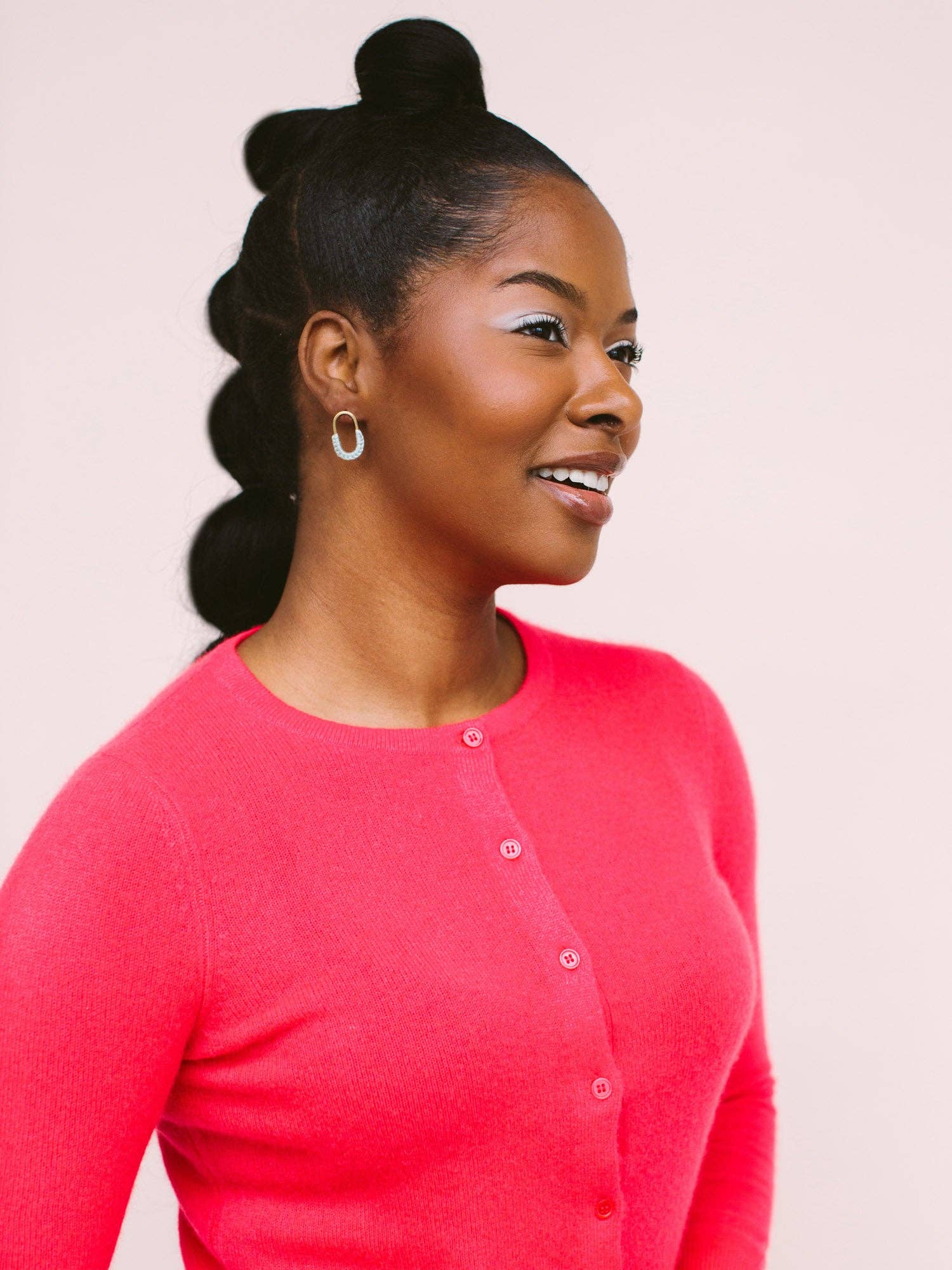 Twenty Two West - Wholesale Hoop Earrings - Mini Macramé Link Earrings7