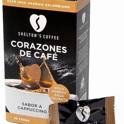 Shelton's Coffee – wholesale Instant coffee/espresso – Shelton's Instant Coffee Hearts Cappuccino Flavour2