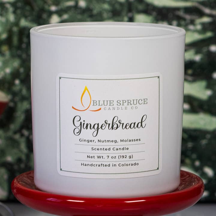 Gingerbread Holiday Scented Candle, Christmas Candle for wholesale by Blue Spruce Candle Company