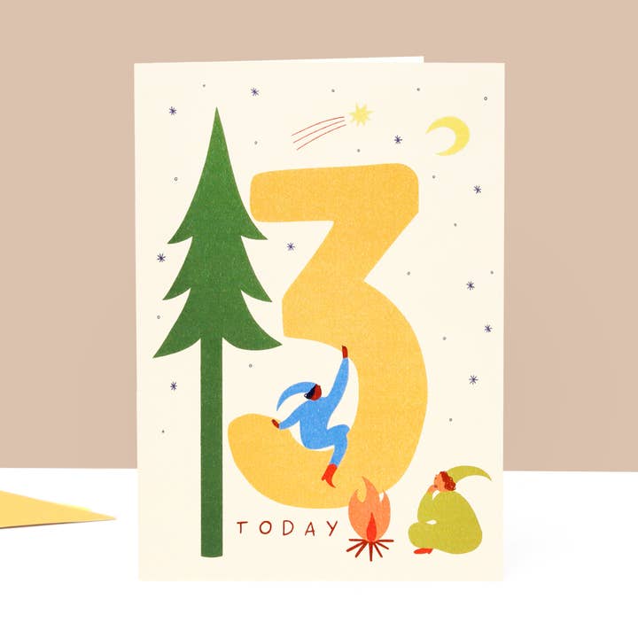 Age 3 Birthday Card | Number Card | Kids Birthday Card Three and other Purchase Wholesale age 3. Free Returns & Net 60 Terms on Faire trending on Faire.