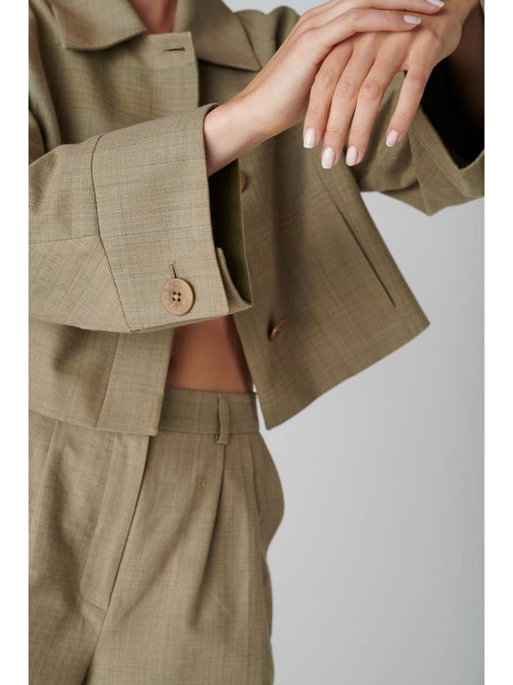 Floria - Vendita all'ingrosso Giacca - Donna - Giacca June - Verde salvia3