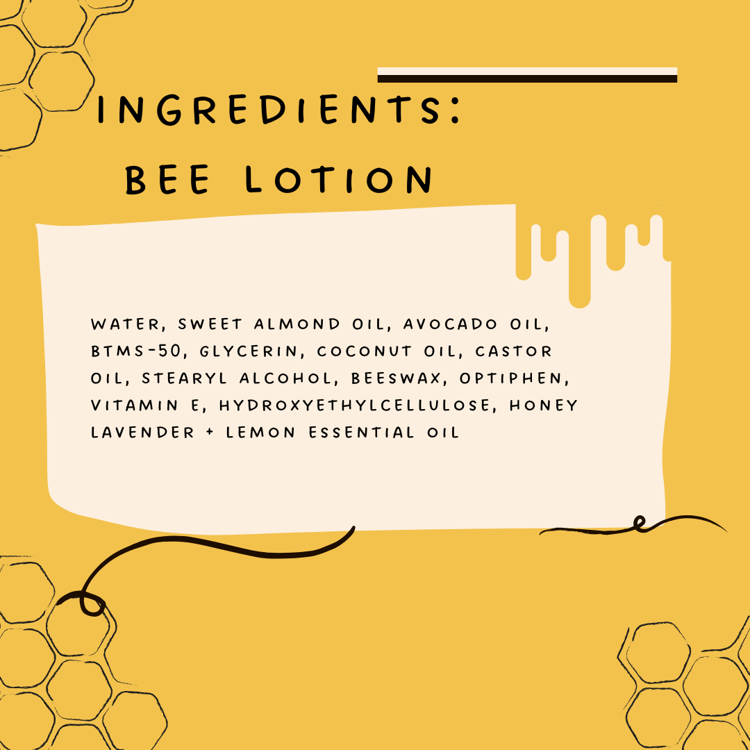 Sister Bees LLC - Wholesale Body Cream/Lotion - Bee Lotion- Lavender & Lemon2