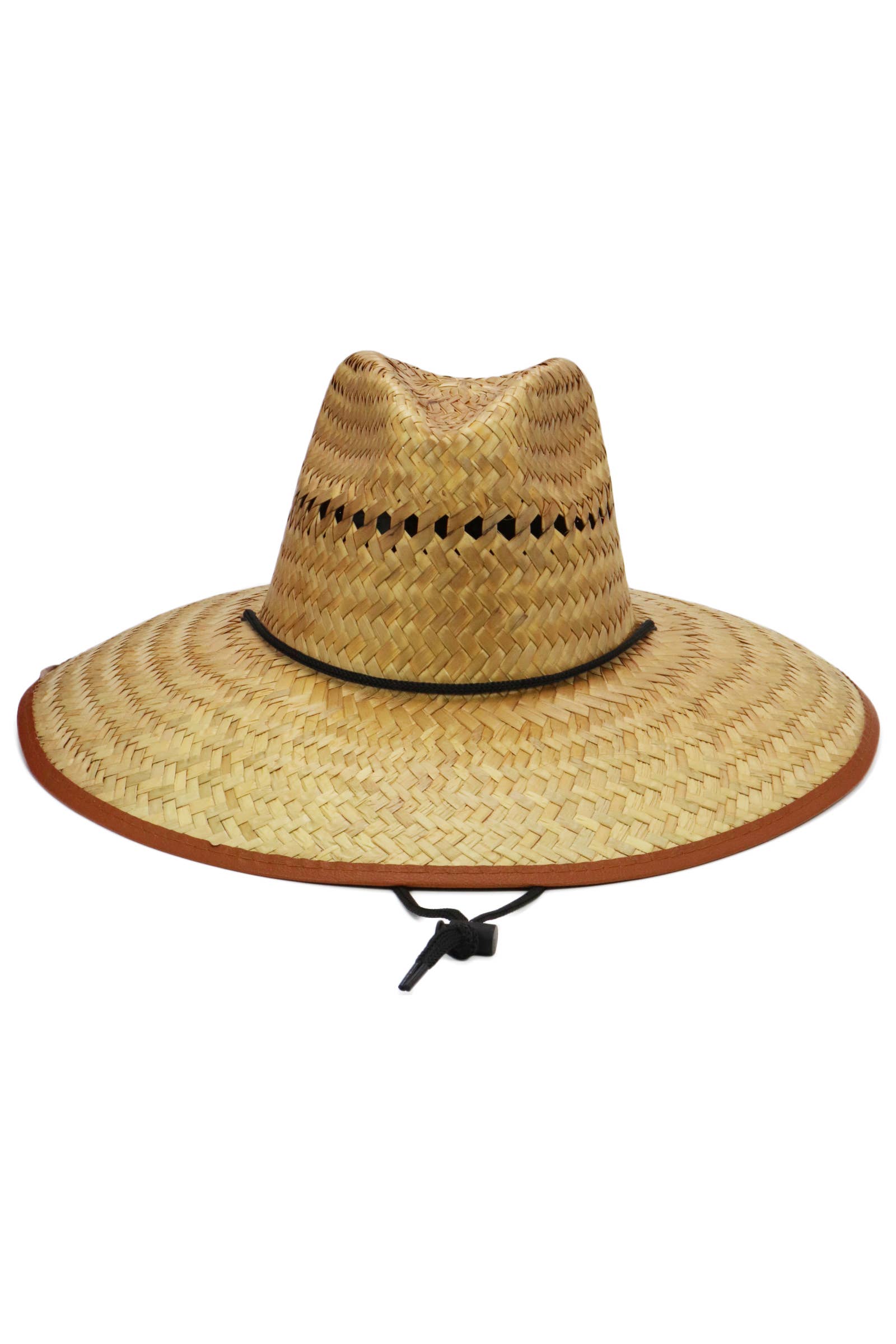 Cap Zone – Engroshandel Stråhat – unisex – Tycoon strandvagt hat i naturstrå med vegansk læderkant10