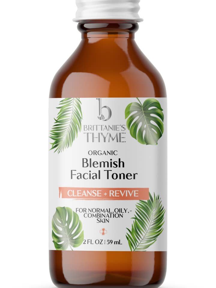 Organic Blemish Toner for wholesale by Brittanie's Thyme