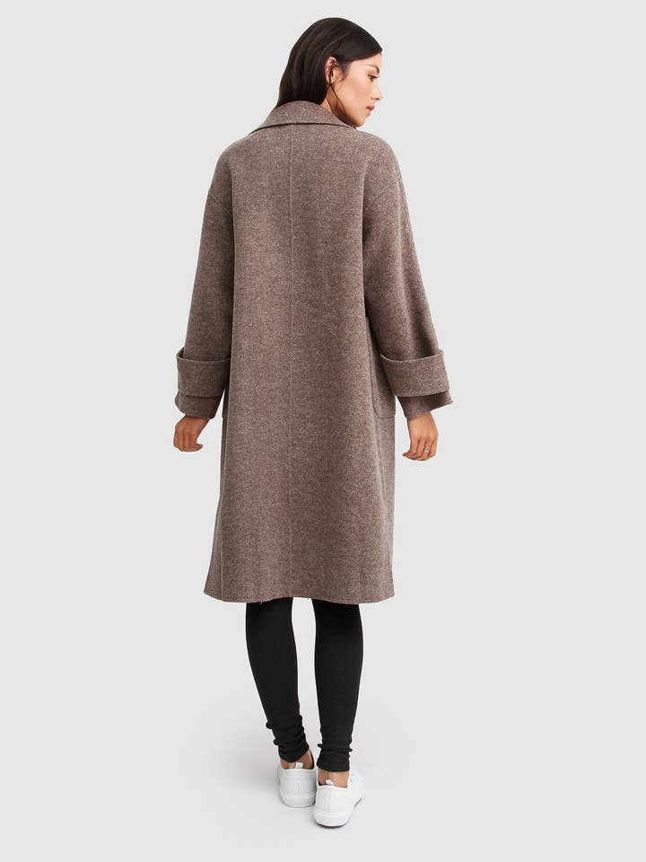 belle & bloom - Wholesale Coat - Women's - Rumour Has It Oversized Wool Blend Coat