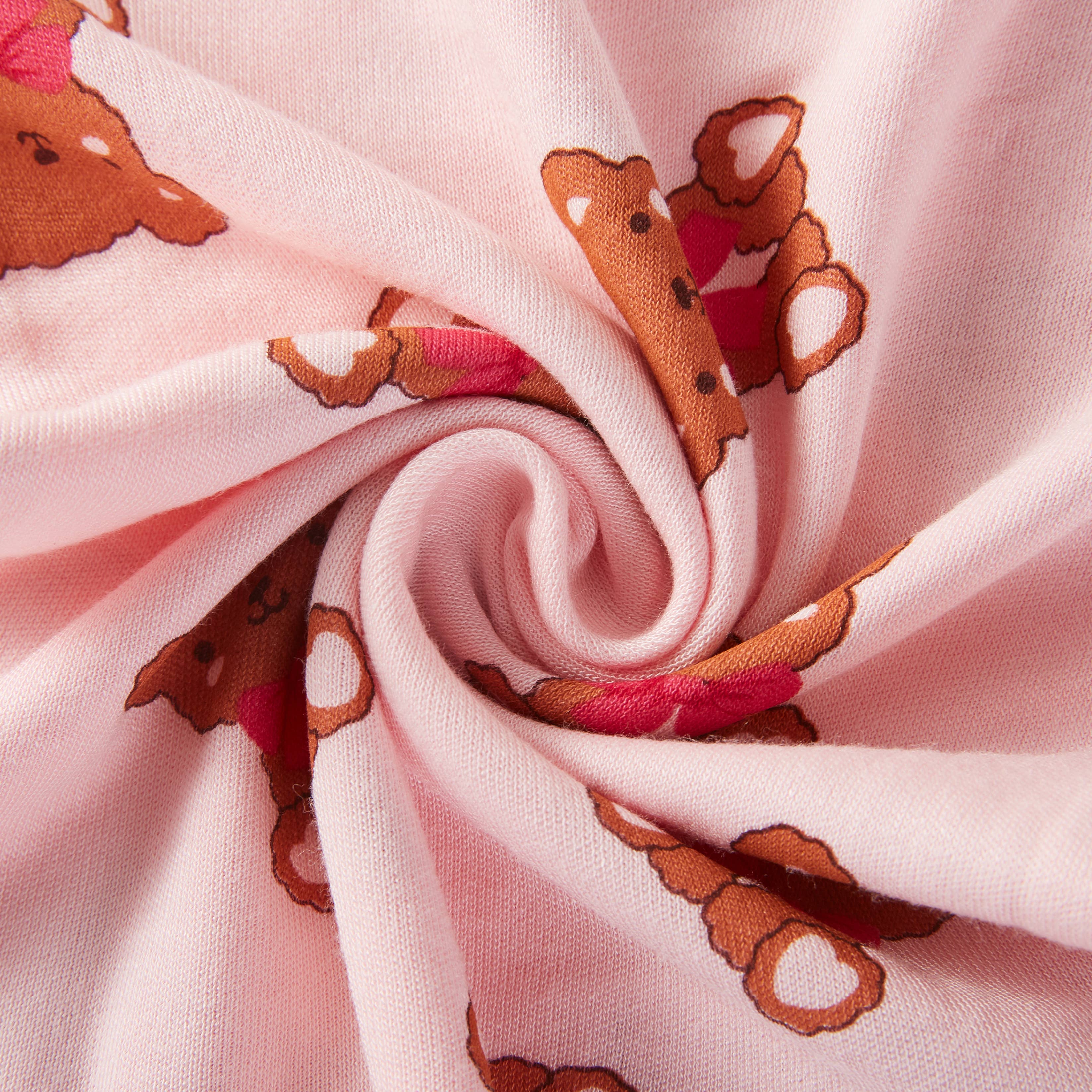 Lollipop Dreams - Wholesale Sleepwear Set - Kids - 95% Viscose from Bamboo Terry Bear Kids Pajama Pants Set1