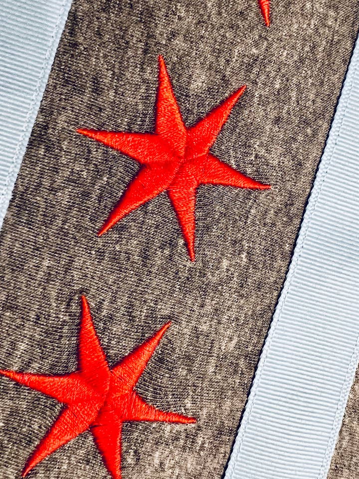 tori grace outfitters - Wholesale T-Shirt - Unisex - chicago flag raglan shirt unisex, embroidered chicago shirt1