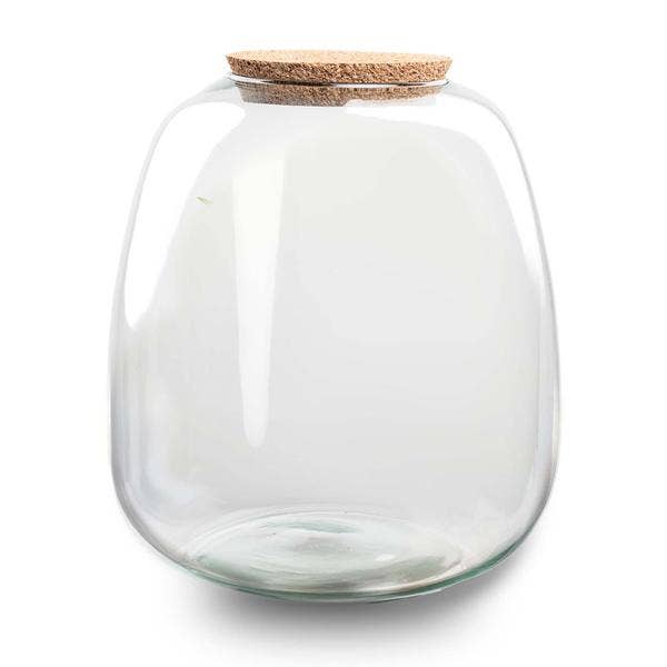 Oasis of Life - Wholesale Terrarium - Terrarium Bottle "Emma" β Glass Bottle 25x23cm β Decorative Glass for Plant Terrarium, Bottle Garden & Creative Plantings β High-Quality Glass Container for Houseplants & DIY Decor